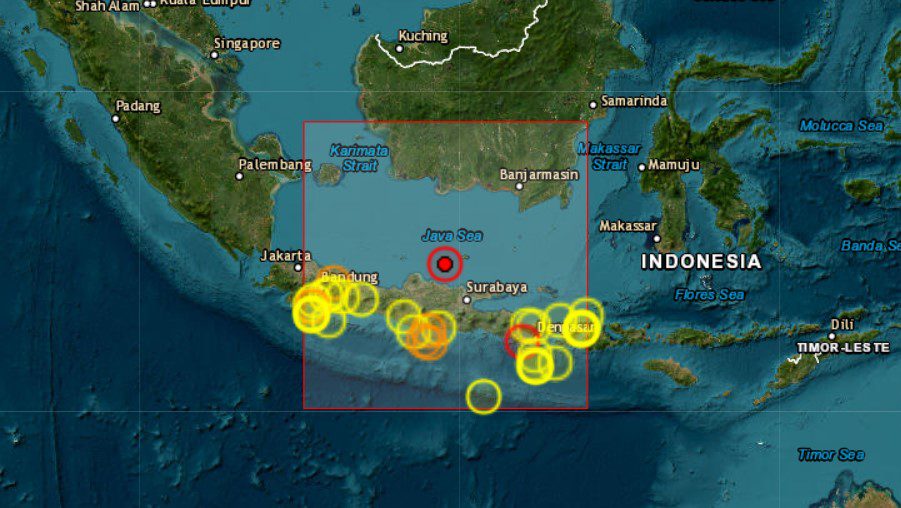 Ινδονησία: Δεν υπάρχει κίνδυνος για τσουνάμι μετά τον σεισμό των 6,6 Ρίχτερ στην Ιάβα