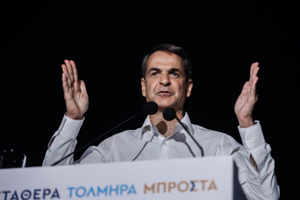Με κινδυνολογία και ψέματα έκλεισε την προεκλογική του εκστρατεία ο Μητσοτάκης
