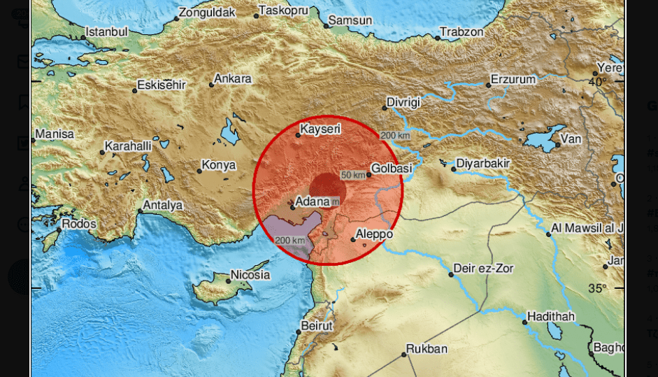 Ισχυρός σεισμός 4,8 Ρίχτερ στην Τουρκία