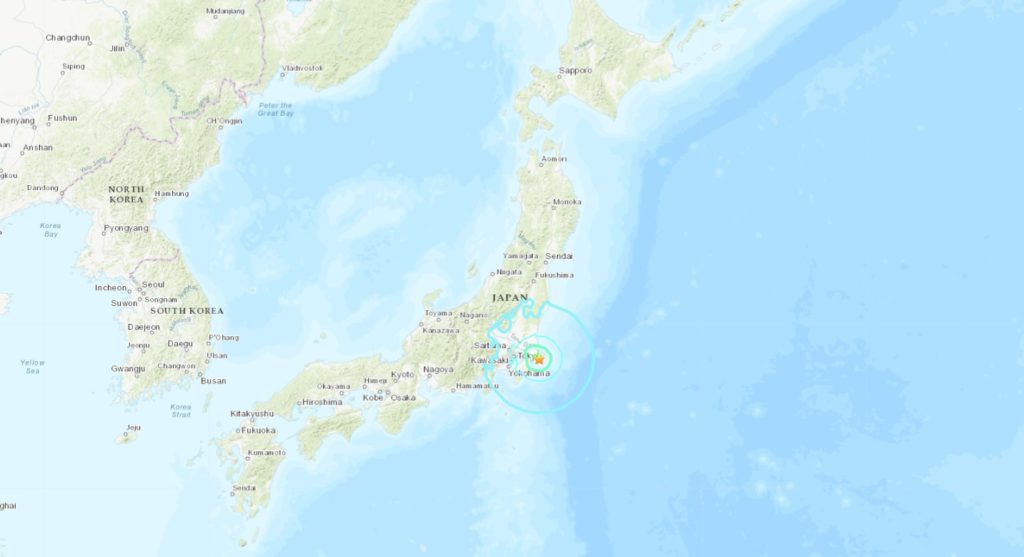 Σεισμός 6,2 Ρίχτερ στην ανατολική Ιαπωνία