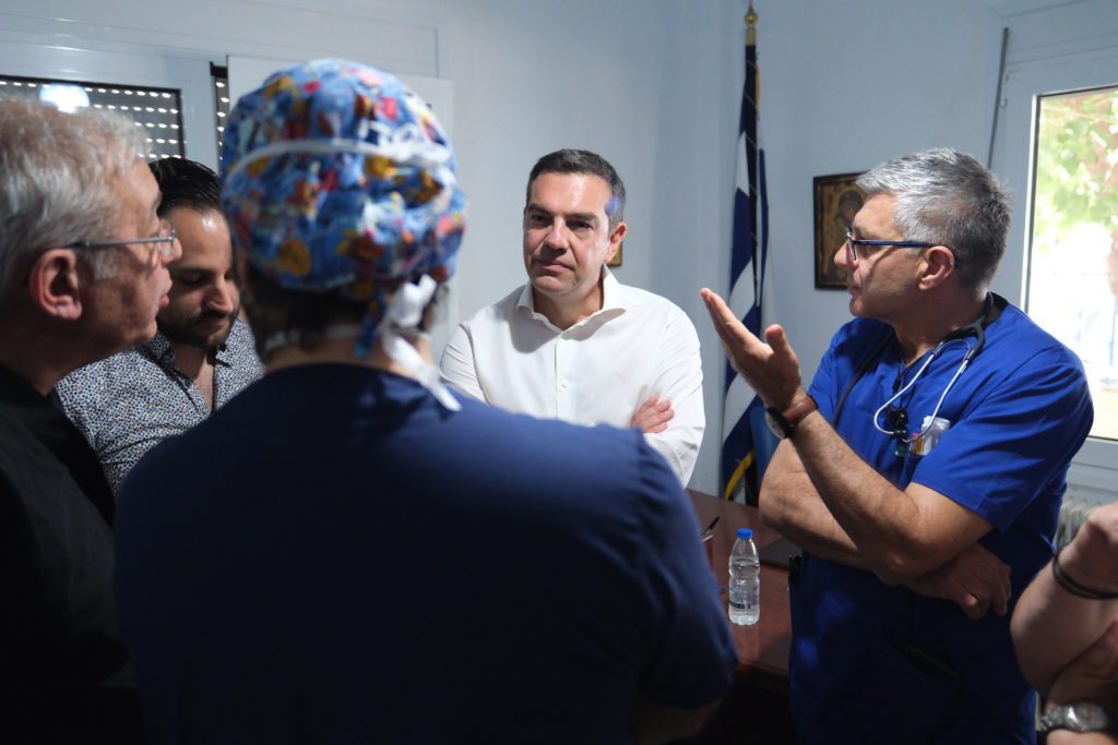 Τσίπρας από Ιεράπετρα: Πρώτιστη προτεραιότητα για τον ΣΥΡΙΖΑ η στήριξη του ΕΣΥ