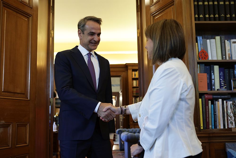 Στο Προεδρικό ο Μητσοτάκης – Έλαβε εντολή σχηματισμού κυβέρνησης