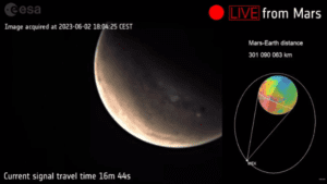 Για πρώτη φορά η Ευρωπαϊκή Υπηρεσία Διαστήματος μεταδίδει εικόνες από τον Άρη (Live)