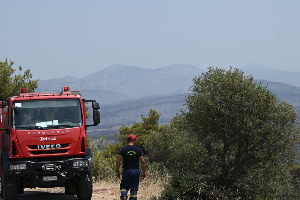 Πύργος: Πυρκαγιά στην περιοχή Παλαιοβαρβάσαινα