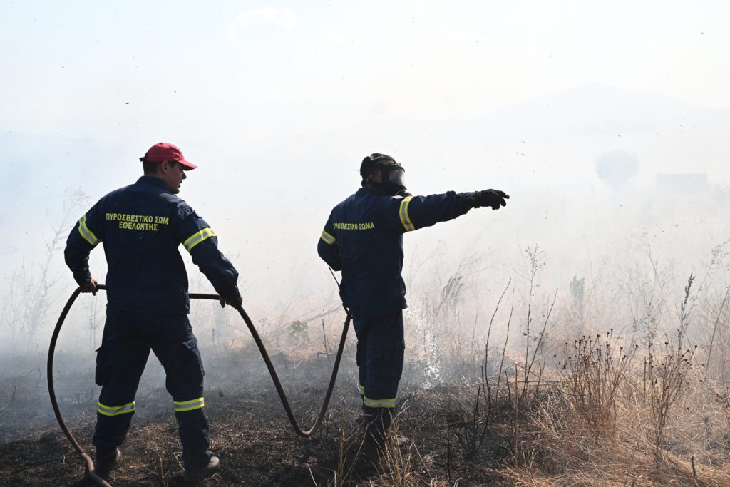 Φωτιά στο Αγιο Ορος – Υπό μερικό έλεγχο πυρκαγιά στη Ροδόπη