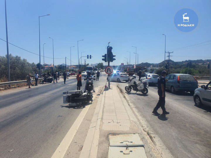 Ρόδος: Σοβαρό τροχαίο με τρεις τραυματίες (Photos)