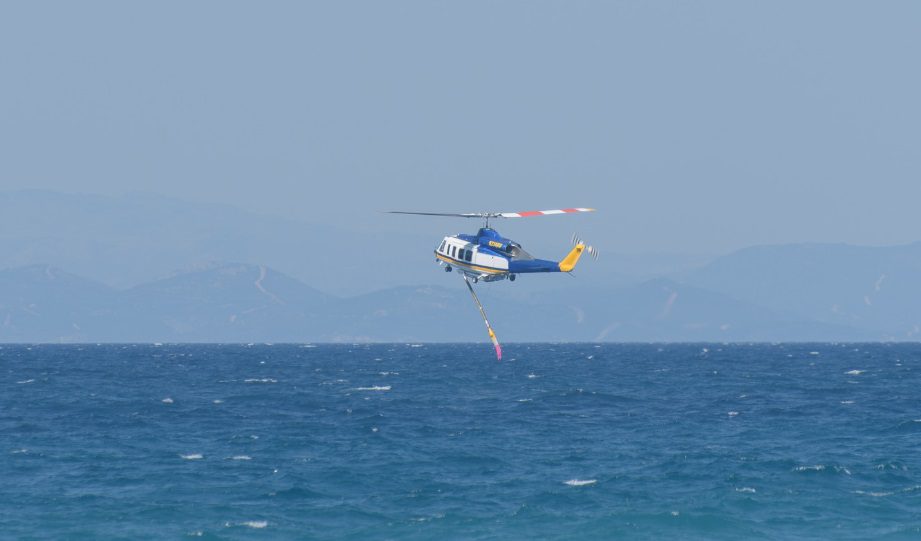 Σάμος: Υπό μερικό έλεγχο η φωτιά κοντά στο Καρλόβασι