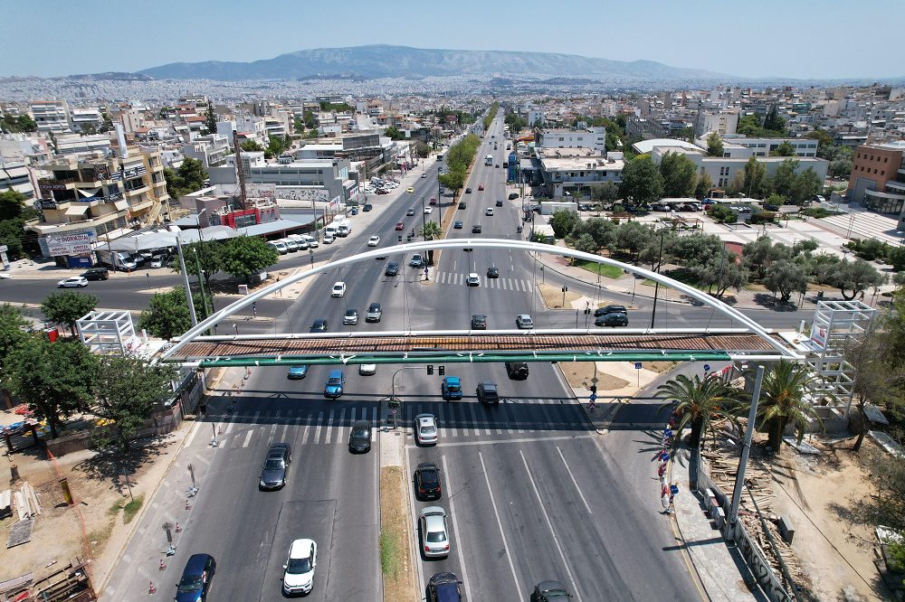 Νέα πεζογέφυρα στο Παλατάκι Χαϊδαρίου (photos/video)