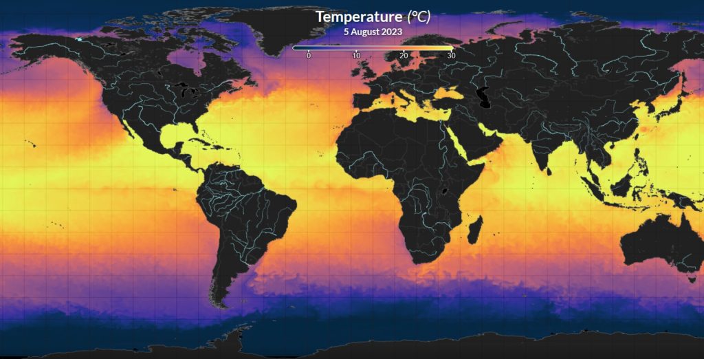 Copernicus: Ιστορικό ρεκόρ θερμοκρασίας στην επιφάνεια των ωκεανών