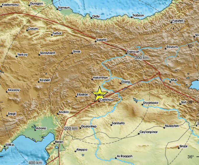 Τουρκία: Σεισμός 5,2 Ρίχτερ στη Μαλάτια