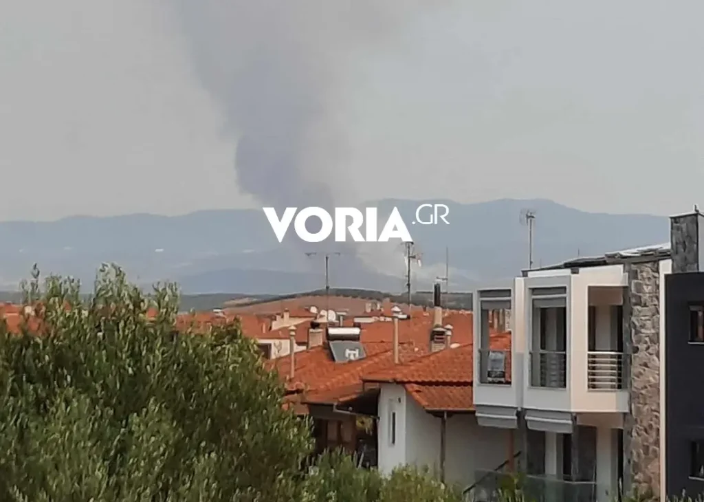 Φωτιά και στη Χαλκιδική κοντά στον Πολύγυρο – Ενισχύονται οι δυνάμεις (Video)