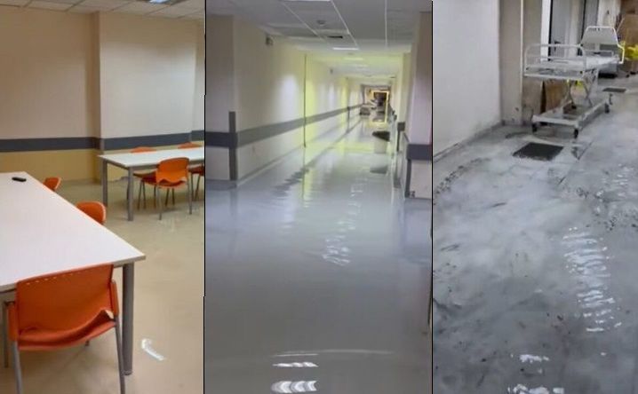 Κακοκαιρία Elias: Ασύλληπτες εικόνες από το νοσοκομείο του Βόλου: Πλημμύρισαν υπόγεια και η τραπεζαρία (Video)