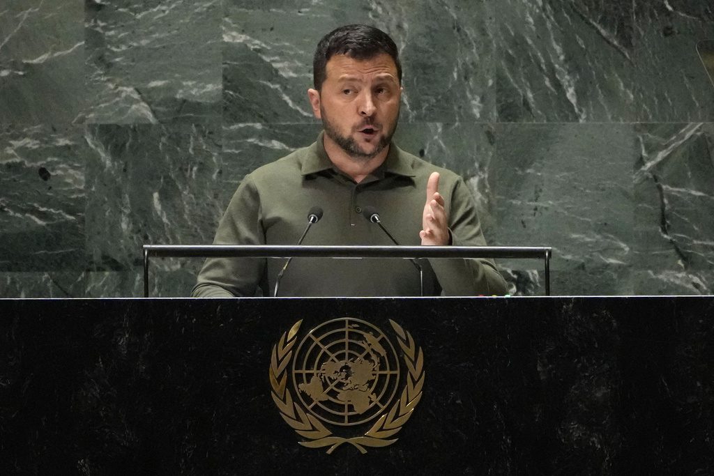 Ουκρανία: Ο Ζελένσκι ανακοίνωσε στον ΟΗΕ ότι σχεδιάζει «παγκόσμια ειρηνευτική σύνοδο»