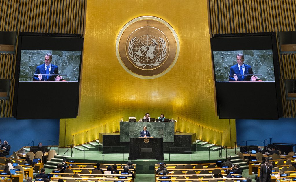 «Κανονικοποιημενες σχέσεις» με την Τουρκία παρουσίασε ο Μητσοτάκης στον ΟΗΕ