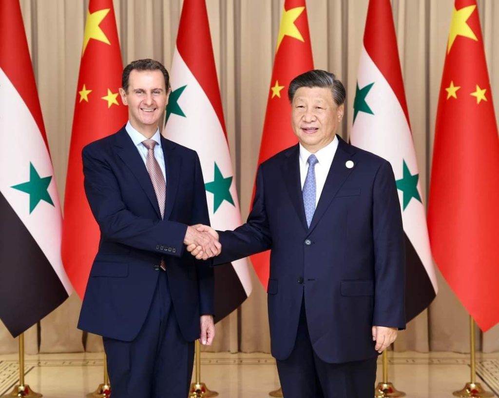 Η Κίνα προσφέρει στήριξη στον Άσαντ στη Συρία