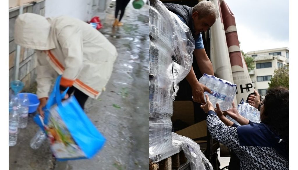 Τραγικές εικόνες στον Βόλο: Μπουκάλια σε υδρορροές και ατελείωτες ουρές για μια 6αδα νερά (Photo – Video)