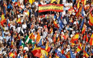 Ισπανία &#8211; Μαδρίτη: Διαδήλωση κατά χορήγησης αμνηστίας σε Καταλανούς αυτονομιστές