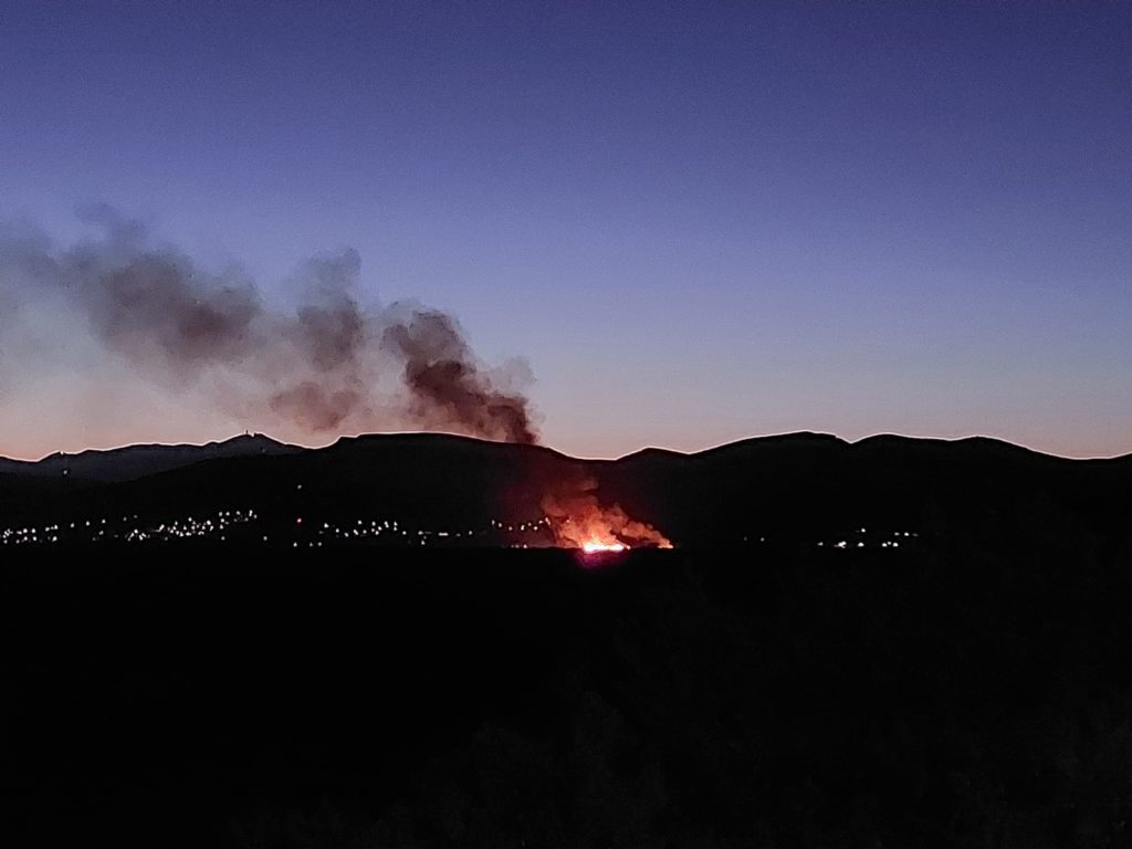 Σχοινιάς: Φωτιά κοντά στο κωπηλατοδρόμιο