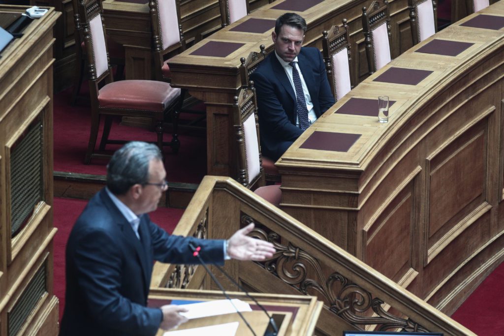 Η πρώτη «κοινοβουλευτική εμφάνιση» του Στέφανου Κασσελάκη (Photos)