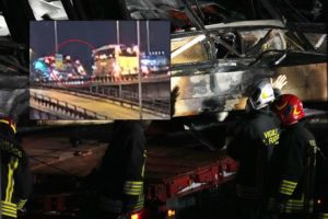 Βίντεο &#8211; ντοκουμέντο από τη στιγμή που το μοιραίο λεωφορείο πέφτει από τη γέφυρα στη Βενετία