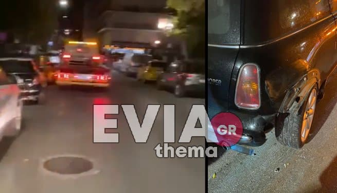 Σκηνές πανικού στη Χαλκίδα: Πολυτελές τζιπ έπεσε πάνω σε σταθμευμένα ΙΧ – Άγρια καταδίωξη και σύλληψη του οδηγού (Video)
