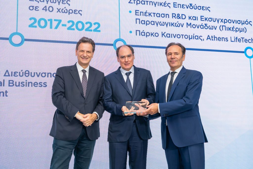 Ο ιδρυτής της ELPEN, κ. Δημήτρης Πενταφράγκας βραβεύτηκε ως πρωτεργάτης της Ελληνικής Φαρμακοβιομηχανίας