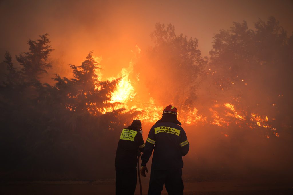 Φωτιά σε δασική έκταση στο Νότιο Πήλιο – Συναγερμός στην πυροσβεστική