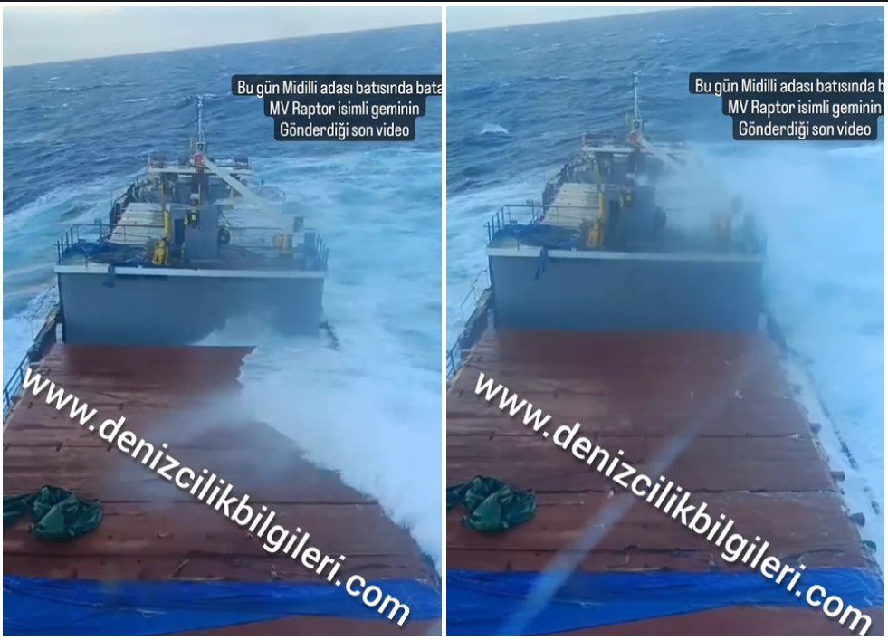 Raptor: Βίντεο ντοκουμέντο λίγο πριν τη βύθιση του πλοίου ανοιχτά της Λέσβου