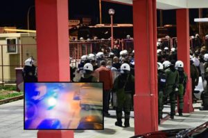 Επεισόδια στον Ρέντη: Βίντεο ντοκουμέντο με τη στιγμή της διακομιδής του τραυματισμένου αστυνομικού