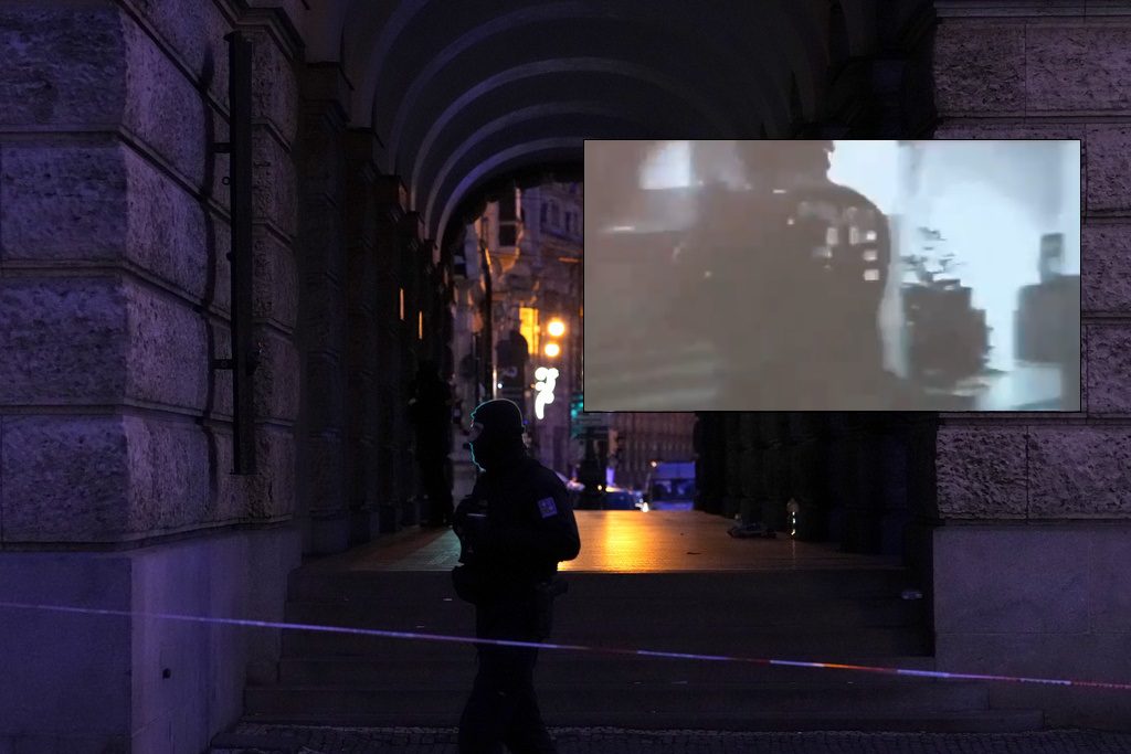 Πράγα: H στιγμή που οι αστυνομικοί κάνουν έφοδο στο πανεπιστήμιο – Συγκλονιστικές εικόνες (Video)