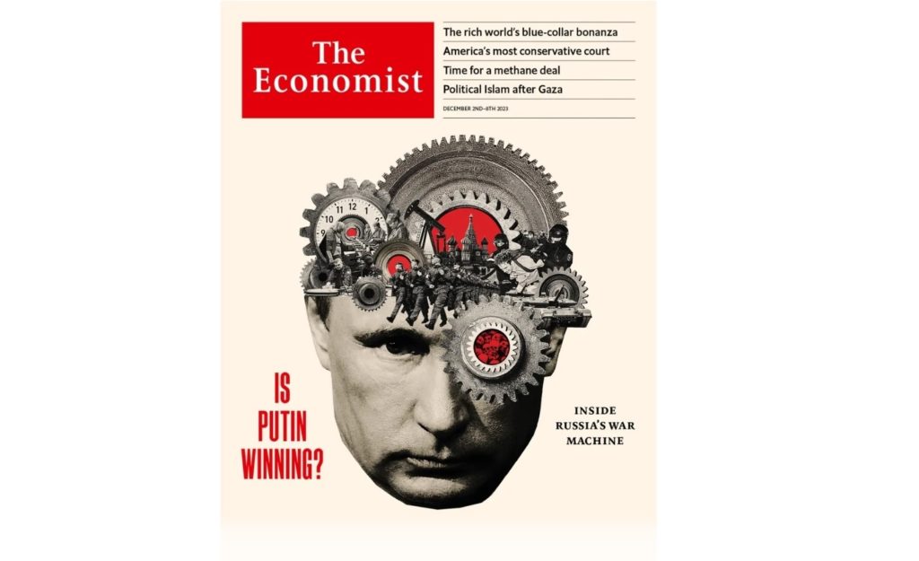 Το εξώφυλλο-σοκ του Economist: «Μήπως κερδίζει ο Πούτιν;»
