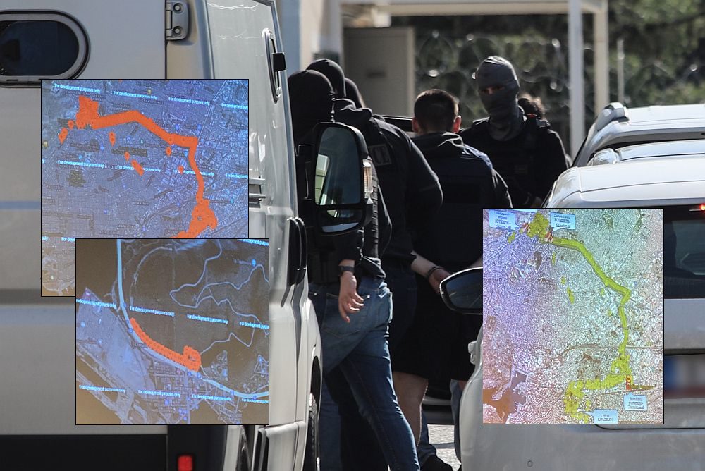 Δολοφονίες Greek Mafia: Οι χάρτες που αποτυπώνουν τα στίγματα από τα κινητά των δραστών (Photos)