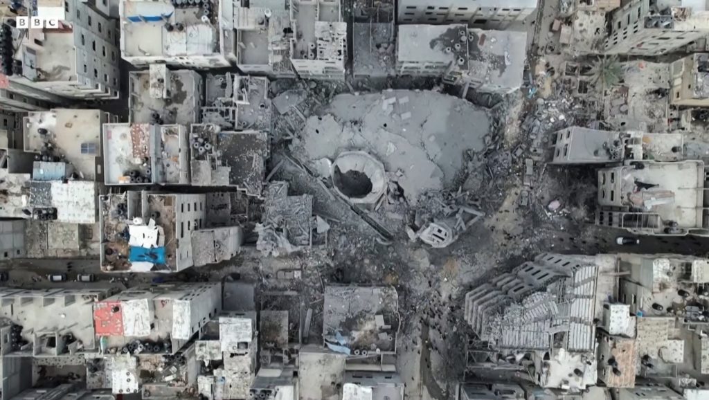 Κρανίου τόπος η Γάζα: Συγκλονιστικές εικόνες από drone μετά από 100 ημέρες πολέμου (Video)