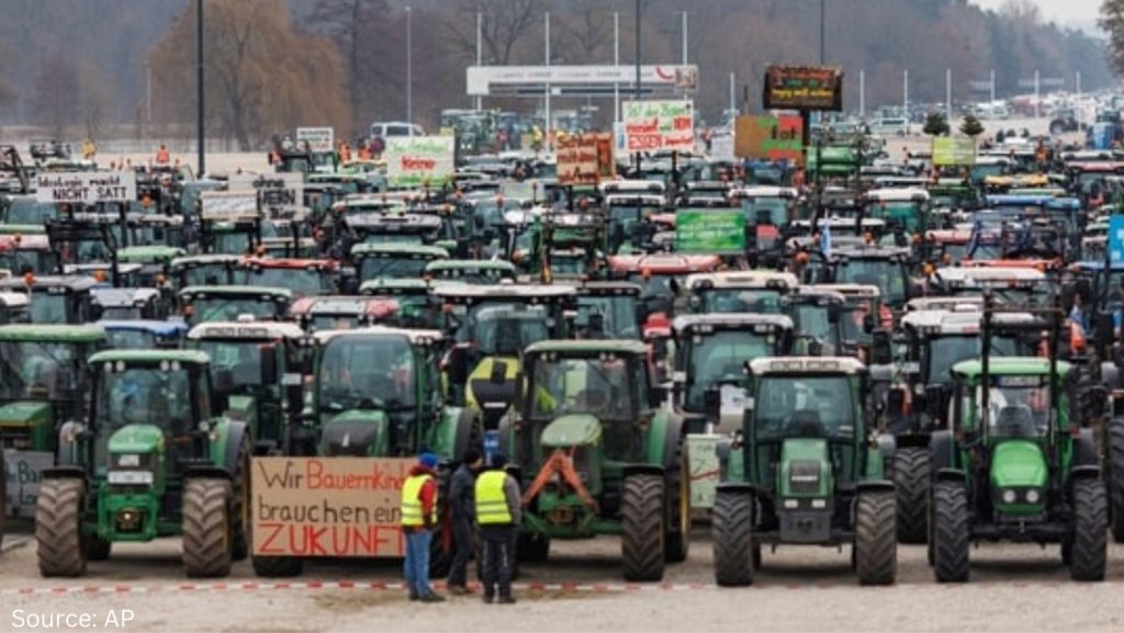 Γερμανία: Ανησυχία Σολτς για τις διαδηλώσεις των αγροτών και την άνοδο του εξτρεμισμού (Video)