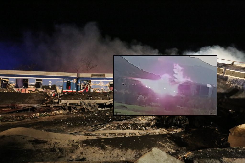 Έγκλημα Τέμπη: «Βοήθεια, είμαστε από κάτω» – Ντοκουμέντο δευτερόλεπτα μετά τη φονική σύγκρουση (Video)