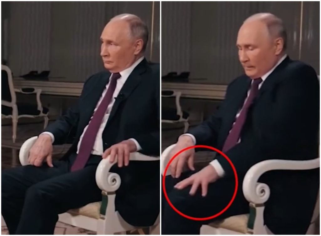 Πούτιν: Άγγιξε το πόδι του και… «φούντωσαν» οι φήμες για την υγεία του – Το επίμαχο στιγμιότυπο (Video)