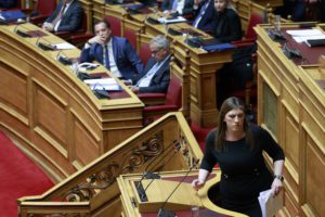 Πρόταση δυσπιστίας: Αλλάζει η σειρά ομιλιών των πολιτικών αρχηγών με ευθύνη Ζωής Κωνσταντοπούλου &#8211; Δύο φορές διεκόπη η συνεδρίαση