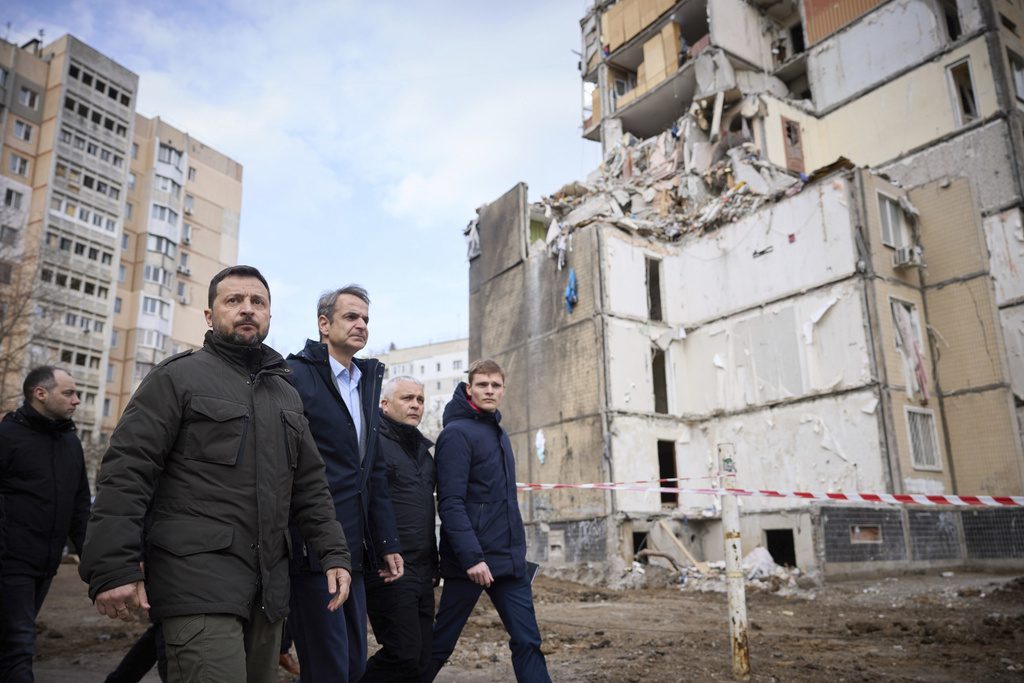 Ουκρανία: Τι λέει ο Ζελένσκι για την επίθεση στην Οδησσό στη διάρκεια της επίσκεψης Μητσοτάκη