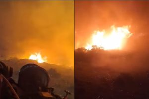 Χανιά: Υπό μερικό έλεγχο η μεγάλη πυρκαγιά στον δήμο Καντάνου-Σελίνου &#8211; Έφτασαν κοντά σε σπίτια οι φλόγες (Video)