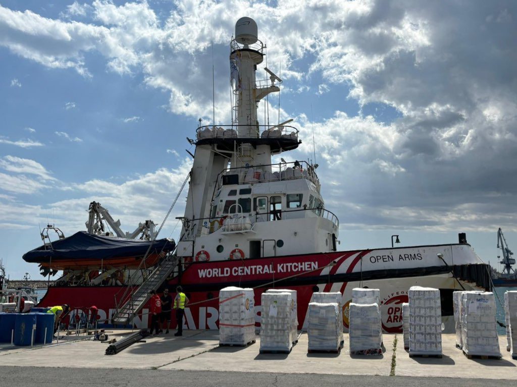 Γάζα: Πλοίο με ανθρωπιστική βοήθεια αναμένεται να αποπλεύσει από την Κύπρο