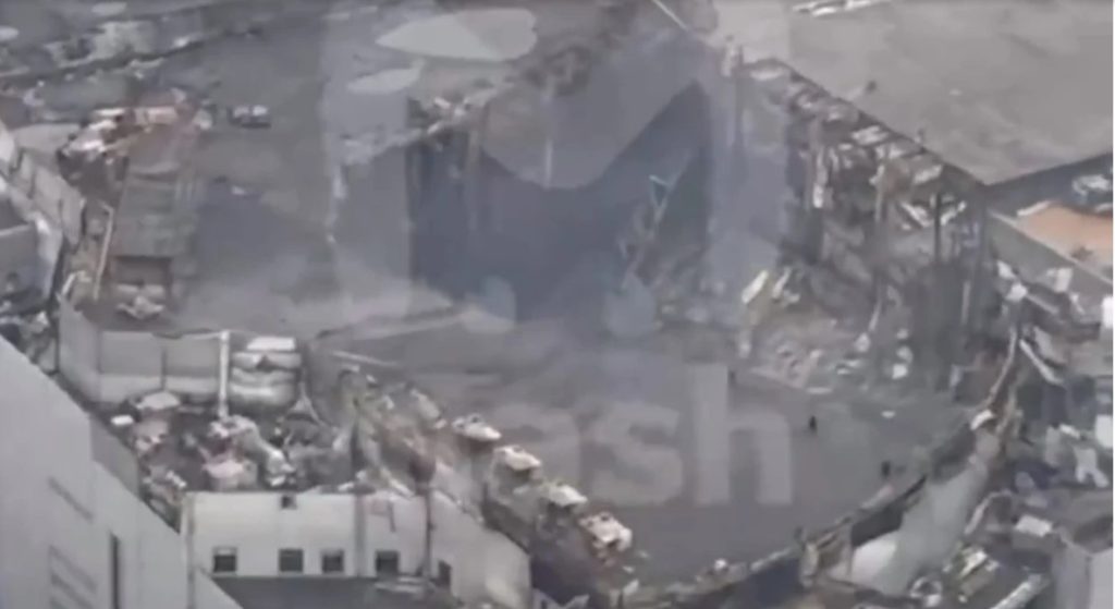 Επίθεση στη Μόσχα: Βίντεο από ελικόπτερο δείχνει την καταστροφή στο Crocus City Hall