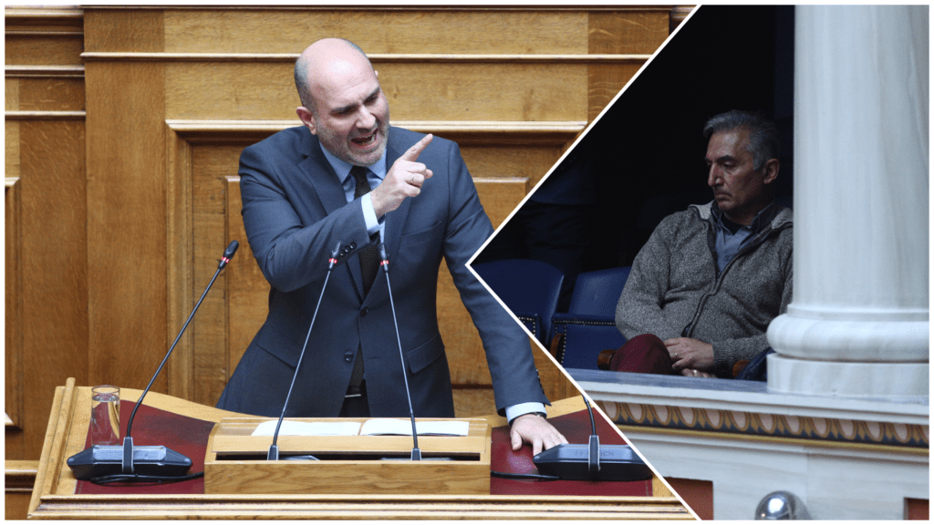 Βουλή: Επεισόδιο στα θεωρεία με συγγενή θύματος την ώρα που μιλούσε ο Μαρκόπουλος