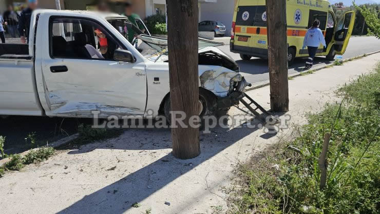 Λαμία: Τραυματίστηκε έγκυος σε τροχαίο όταν ο οδηγός παραβίασε το STOP