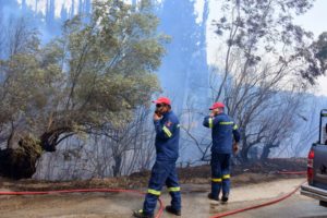 Έσβησε η πυρκαγιά σε δασική έκταση στην περιφερειακή Αιγάλεω στον Ασπρόπυργο