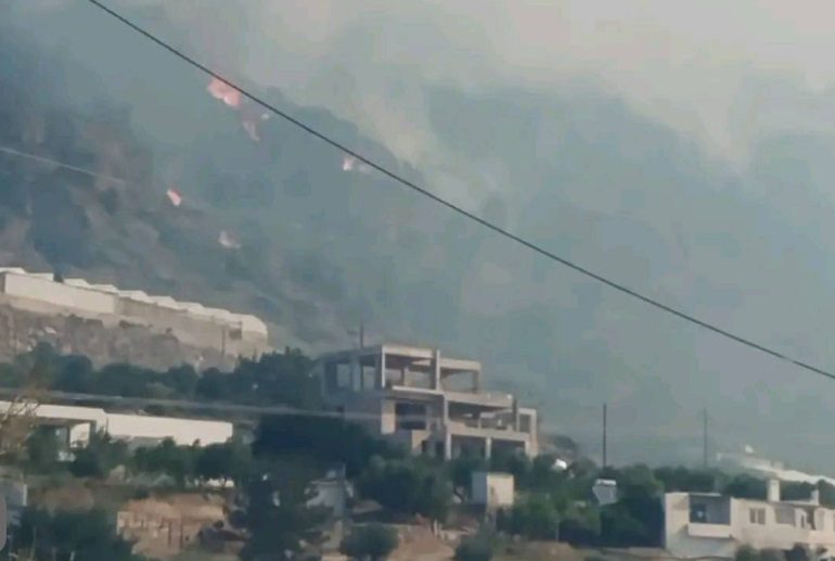 Ιεράπετρα: Ανεξέλεγκτη δασική πυρκαγιά – Μήνυμα 112 για εκκένωση 4 οικισμών (Video)