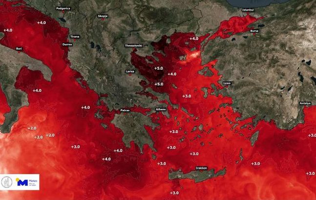 Βράζουν οι θάλασσες – Πρωτοφανείς για την εποχή επιφανειακές θερμοκρασίες