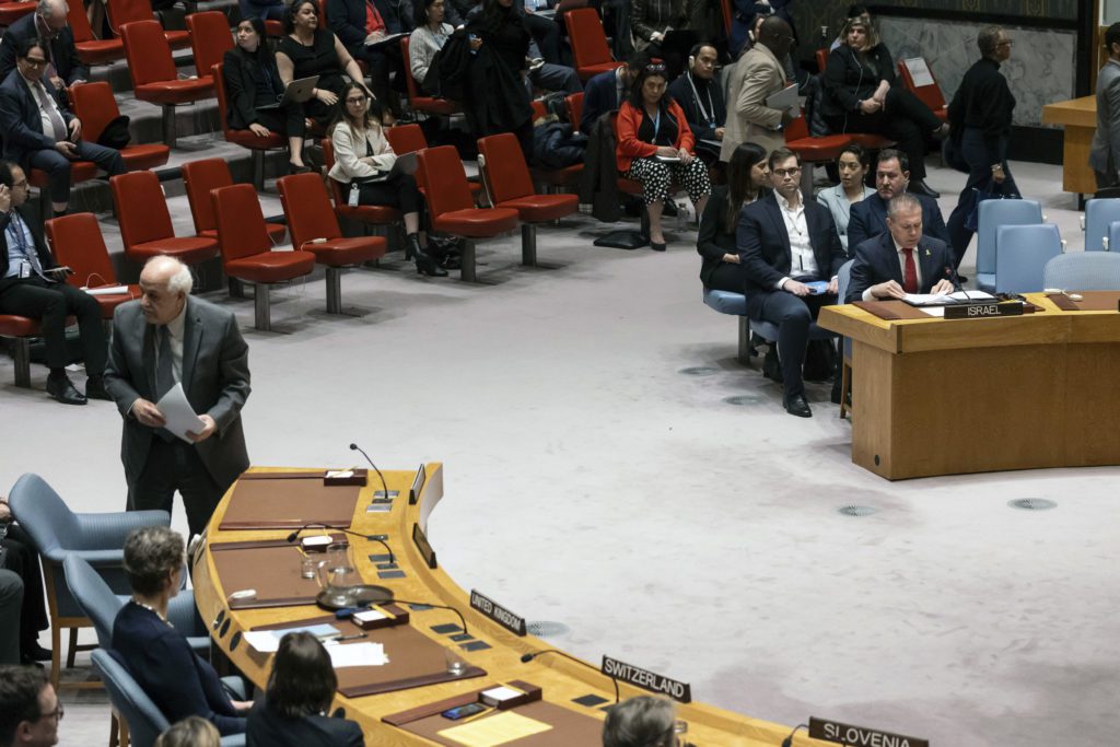 ΟΗΕ: «Μπλόκο» από τις ΗΠΑ στην πλήρη ένταξη της Παλαιστίνης – «Στο χείλος της αβύσσου η Μέση Ανατολή»