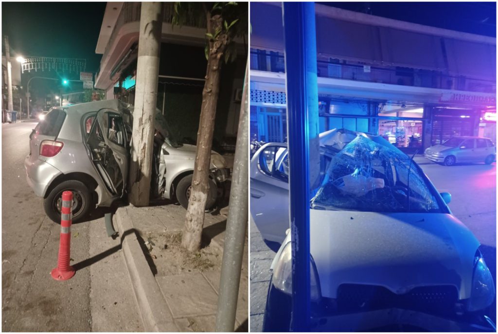 Ίλιον: Αυτοκίνητο καρφώθηκε σε κολώνα, νεκρός ο οδηγός - Documento