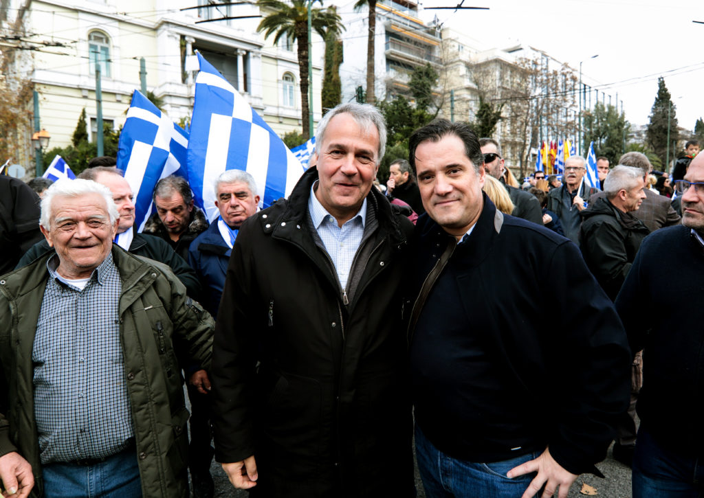 Γεωργιάδης – Βορίδης – Πλεύρης: Όταν κατέβαιναν στους δρόμους για ψήφους στα συλλαλητήρια για τη Μακεδονία (Photos)
