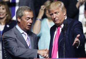 Χέρι &#8211; χέρι Τραμπ και Φάρατζ; Τι ετοιμάζει ο υπέρμαχος του Brexit και ο εκ νέου υποψήφιος πρόεδρος των ΗΠΑ